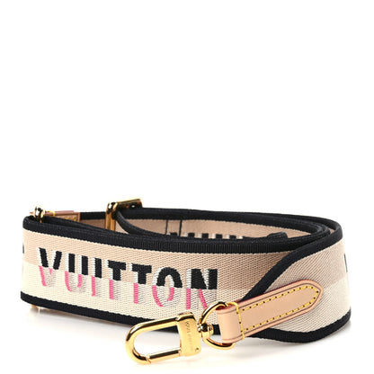 Louis Vuitton Jacquard Speedy Bandouliere 20 Shoulder Strap Black 1 of 3