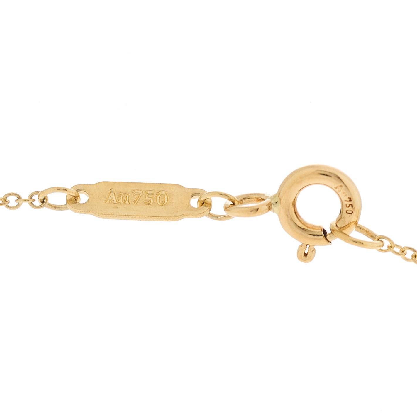Tiffany 18K Yellow Gold Mini Return to Tiffany Heart Tag Pendant Necklace 5 of 5