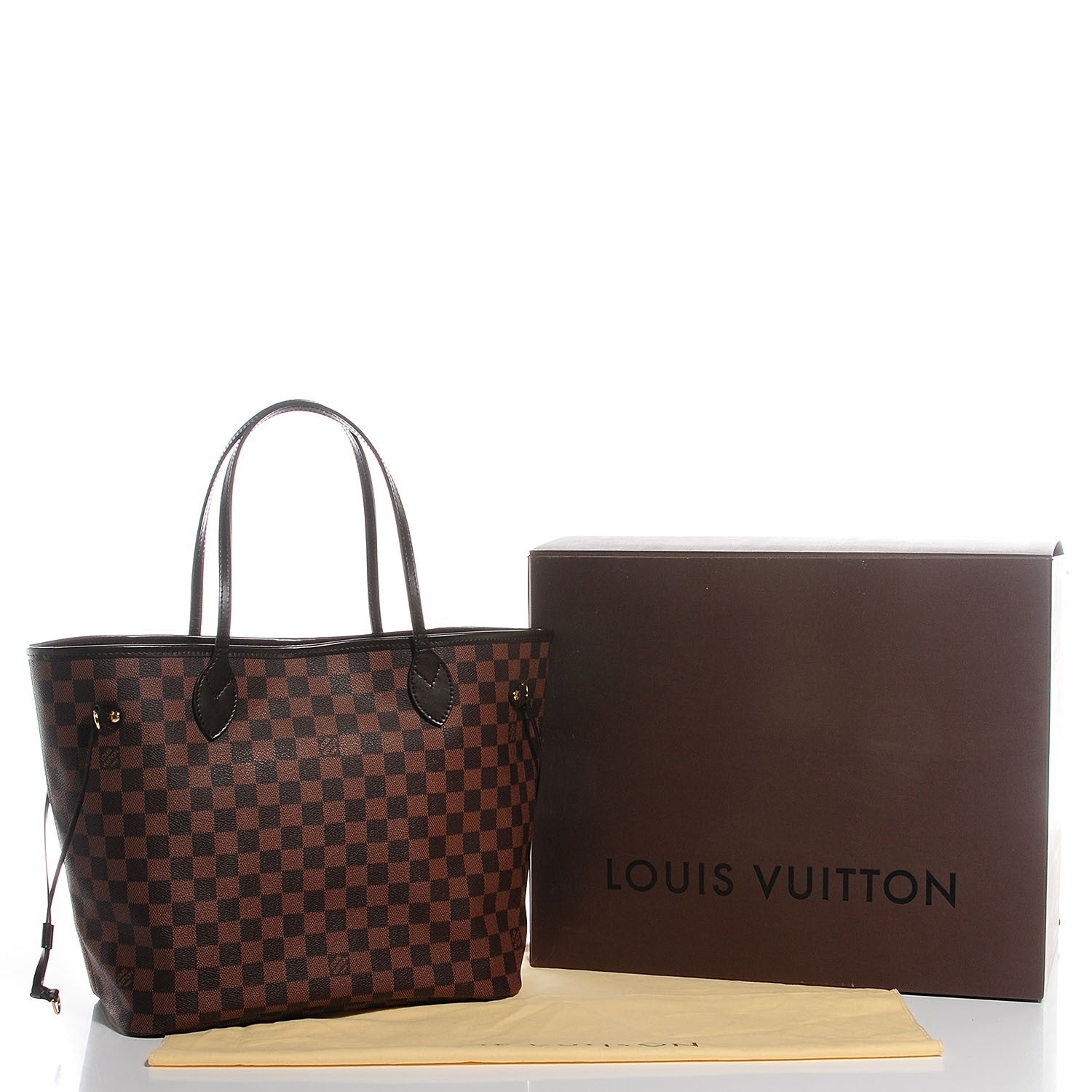 Louis Vuitton Damier Ebene Neverfull MM 5 of 9