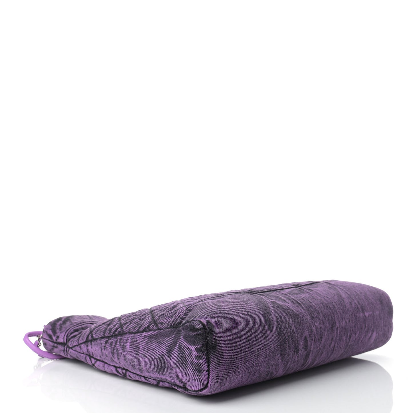 Denim Quilted Large 31 Denimpression Shopping Bag Purple Black