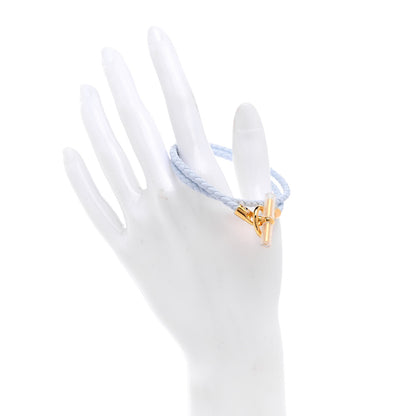 Hermes Swift Double Tour Glenan Bracelet T2 Bleu Brume 2 of 5