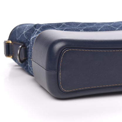 Chanel Denim Calfskin Medium Gabrielle Hobo Blue 8 of 10