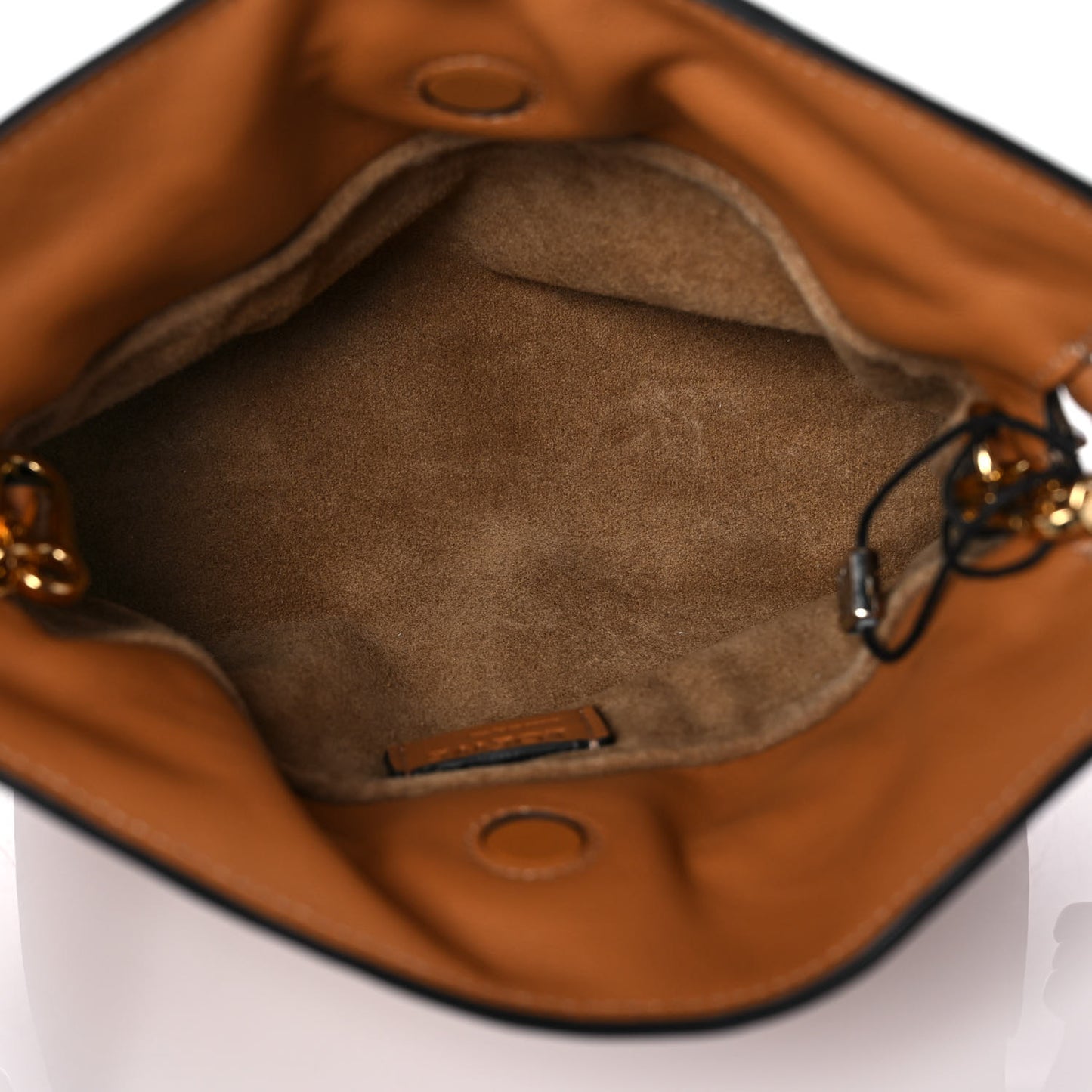 Calfskin Nano Flamenco Knot Clutch Warm Desert