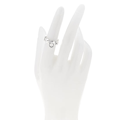 Hermes Sterling Silver PM Collier De Chien Ring 53 6.5 2 of 5