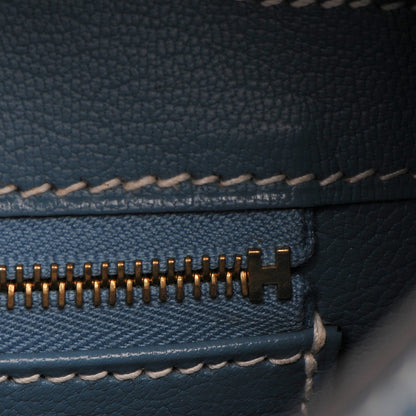 Hermes Togo Birkin 30 Blue Jean 10 of 23