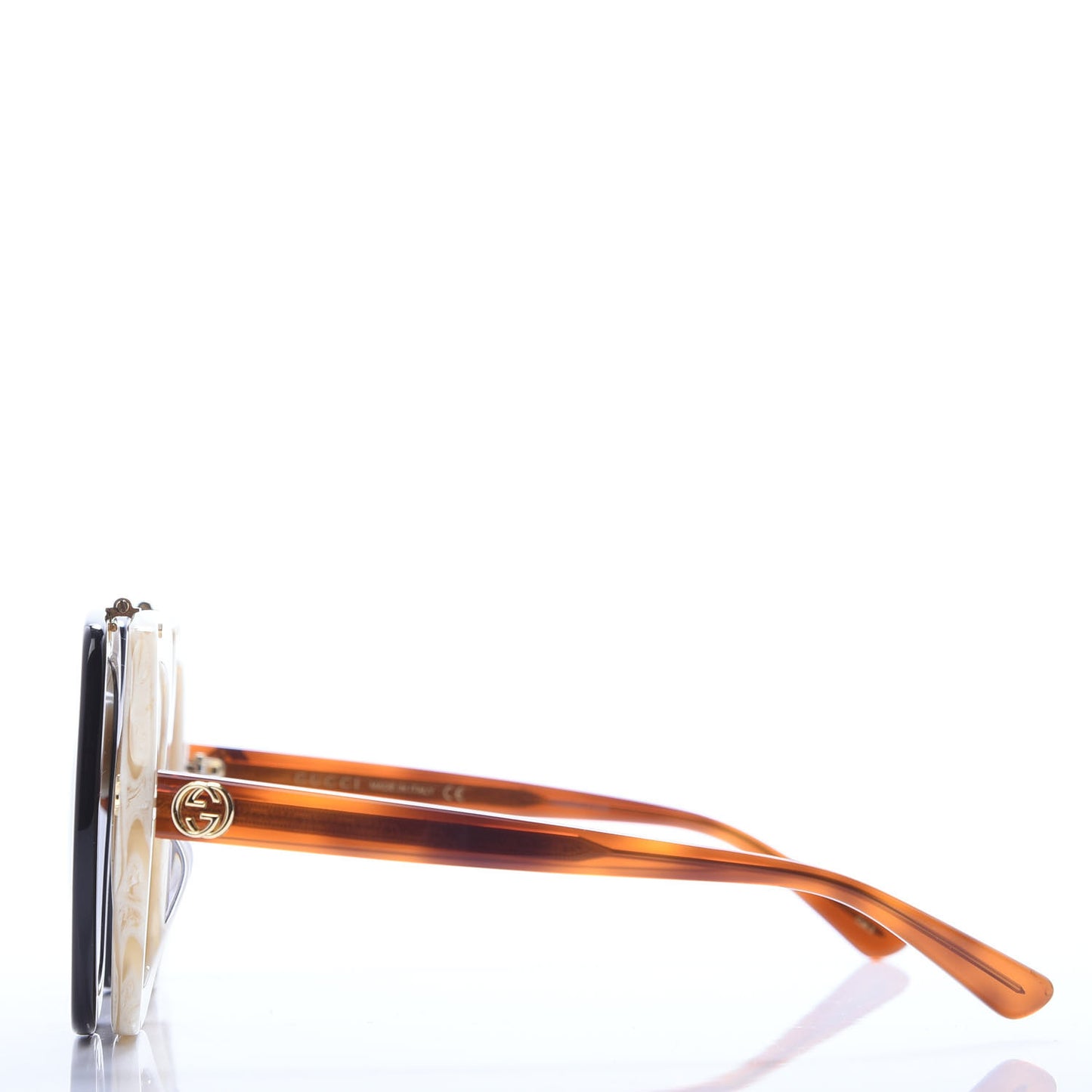 Acetate Oversized Flip Up Sunglasses GG0088S Tortoise