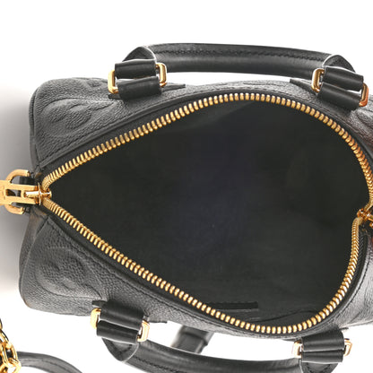 Louis Vuitton Empreinte Monogram Giant Speedy Bandouliere 20 Black 5 of 10