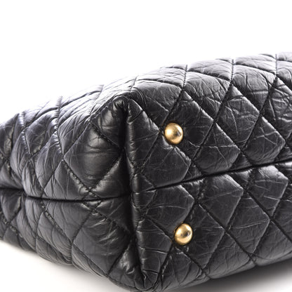 Chanel Aged Calfskin Reissue 2.55 Tote Black 5 of 10