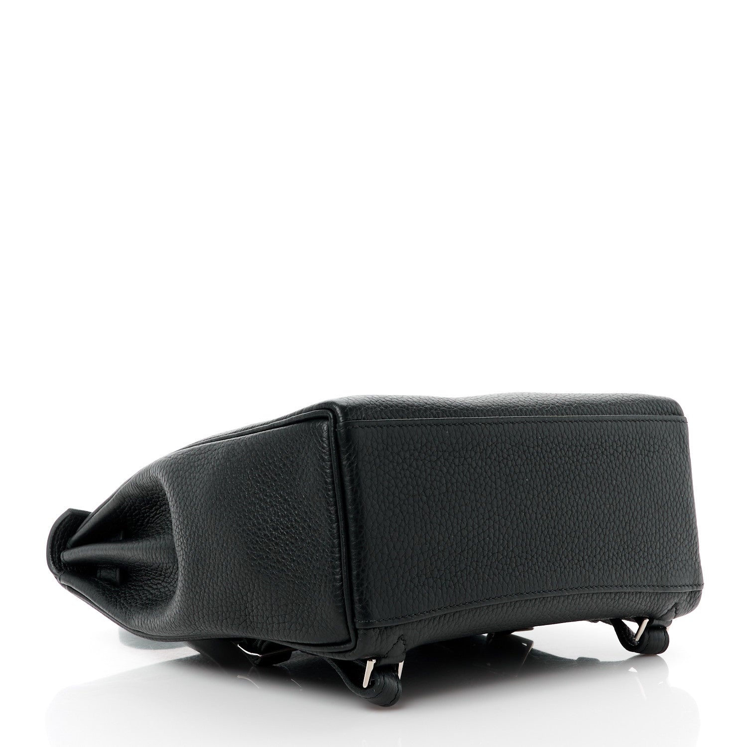 Hermes Taurillon Clemence Kelly Ado Backpack Black 4 of 17