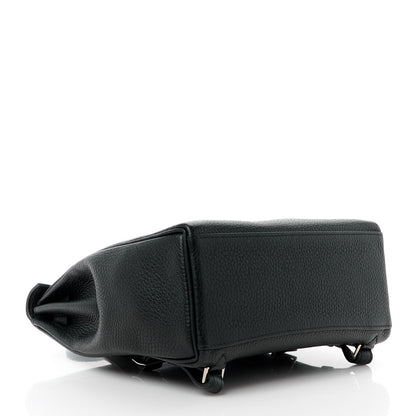 Hermes Taurillon Clemence Kelly Ado Backpack Black 4 of 17