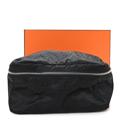Hermes Technical Silk H en Bias Travelsilk Cube PM Black 8 of 8