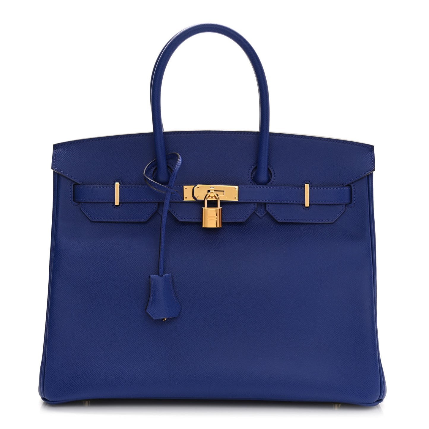 Epsom Birkin 35 Bleu Electrique