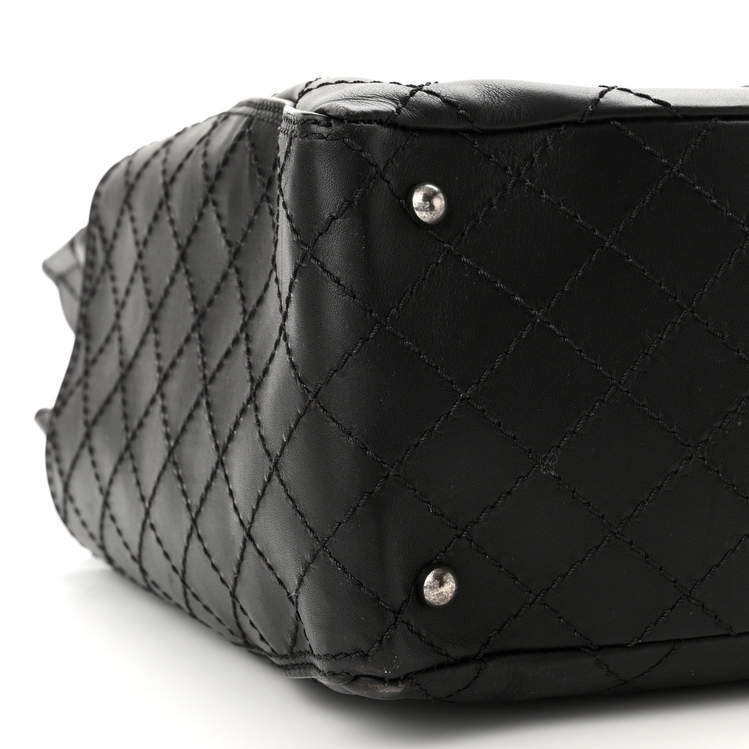 Chanel Calfskin CC Pocket Tote Black 9 of 11
