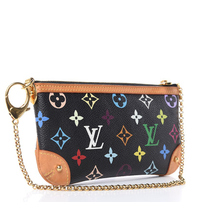 Louis Vuitton Monogram Multicolor Pochette Milla MM Black 3 of 10