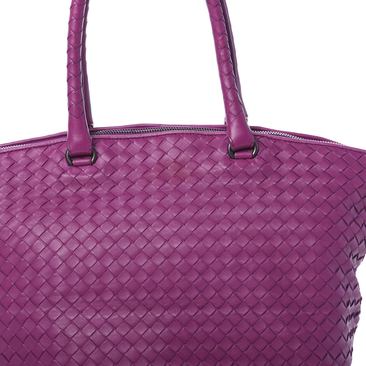 Bottega Veneta Nappa Intrecciato Top Handle Tote Orchid 16 of 16