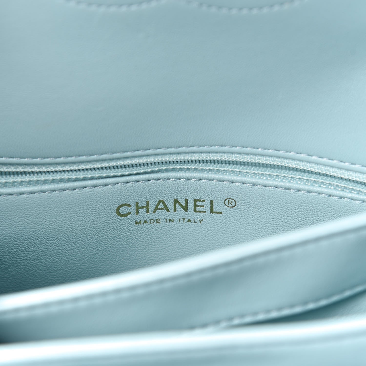 Chanel Lambskin Quilted Small Trendy CC Flap Dual Handle Bag Light Blue 6 of 10