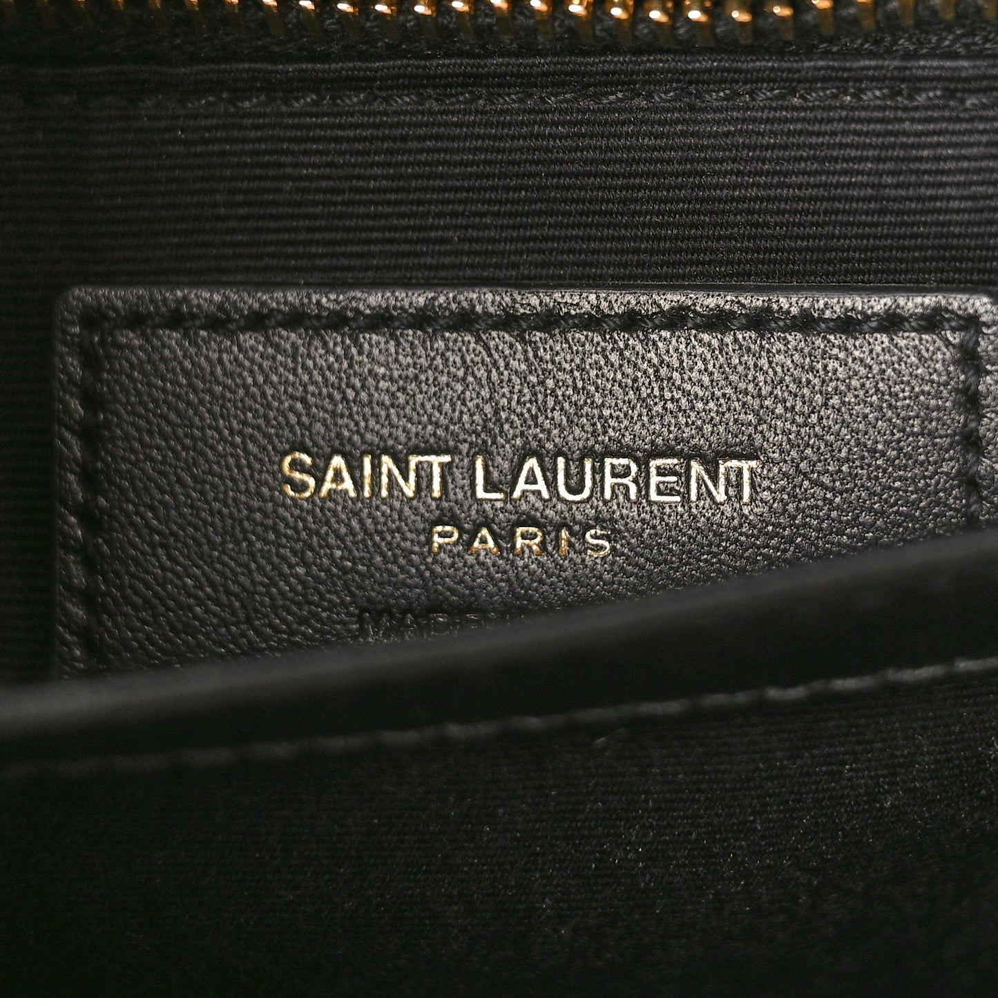 Calfskin Y Quilted Monogram Toy Loulou Crossbody Bag Black