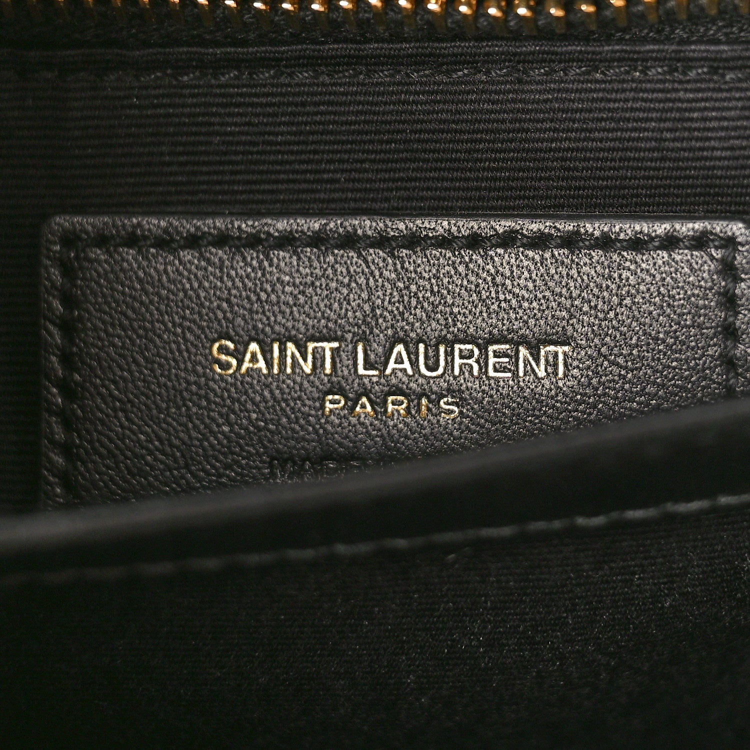Saint Laurent Calfskin Y Quilted Monogram Toy Loulou Crossbody Bag Black 6 of 11