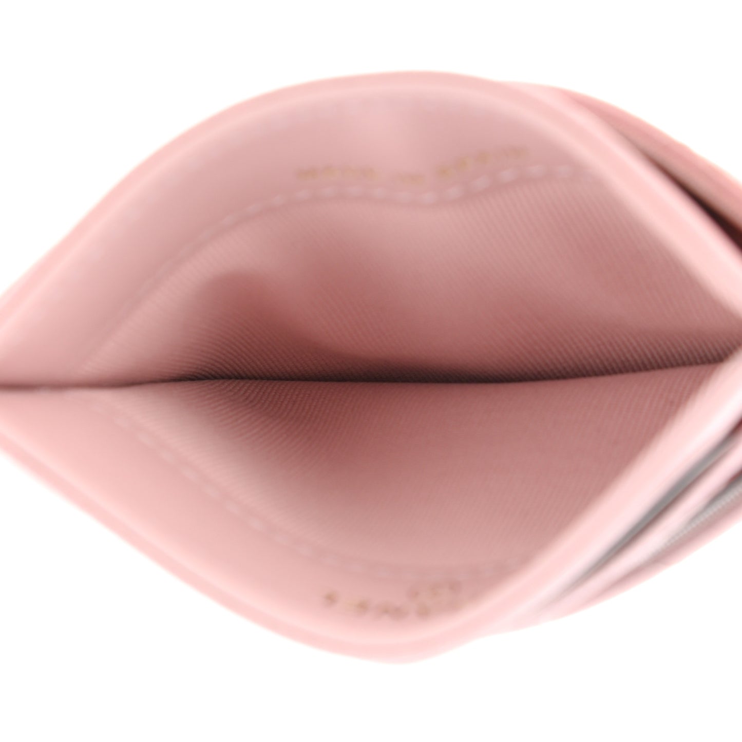 Caviar Quilted Studded CC Card Holder Light Pink