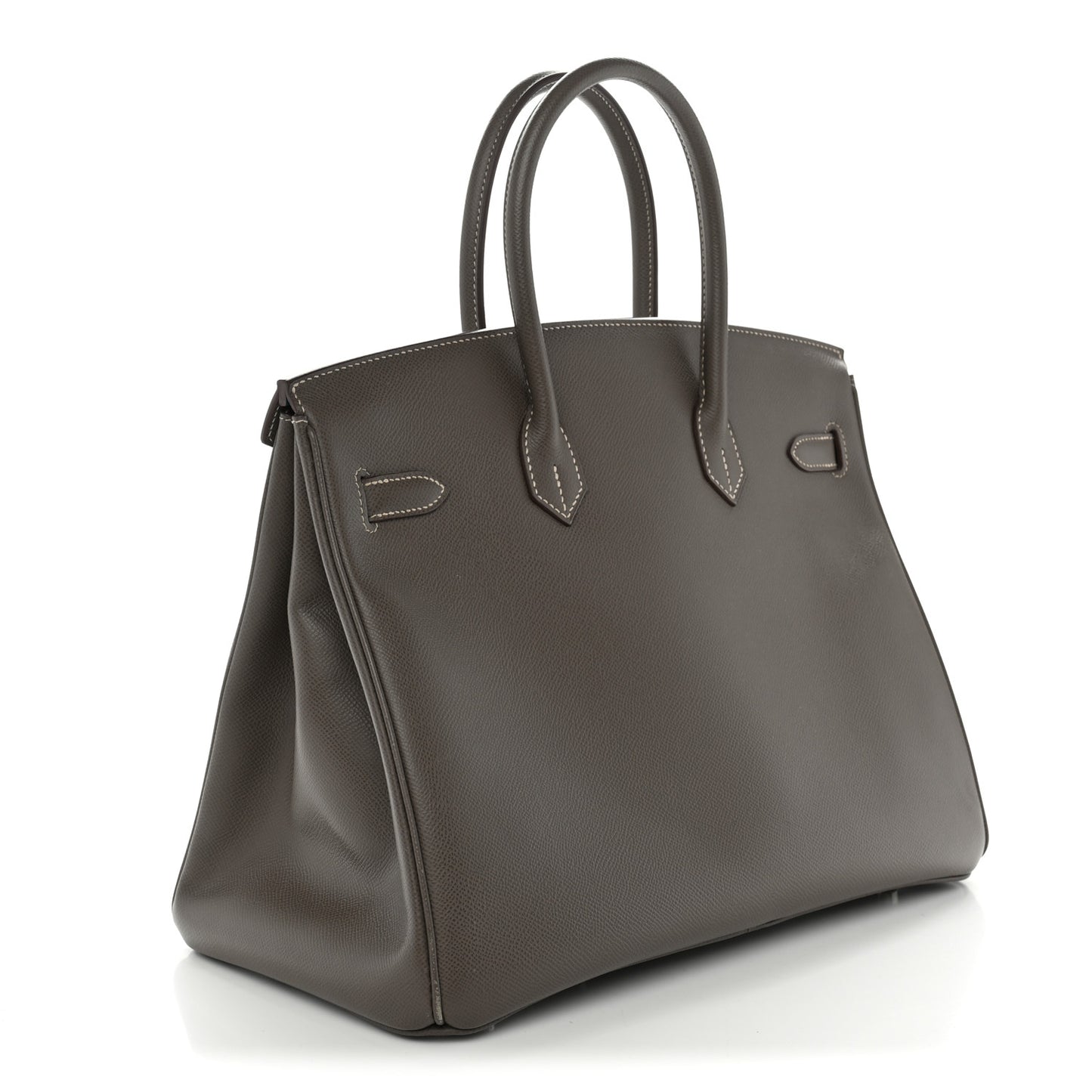 Epsom Candy Birkin 35 Etain Bleu Thalassa