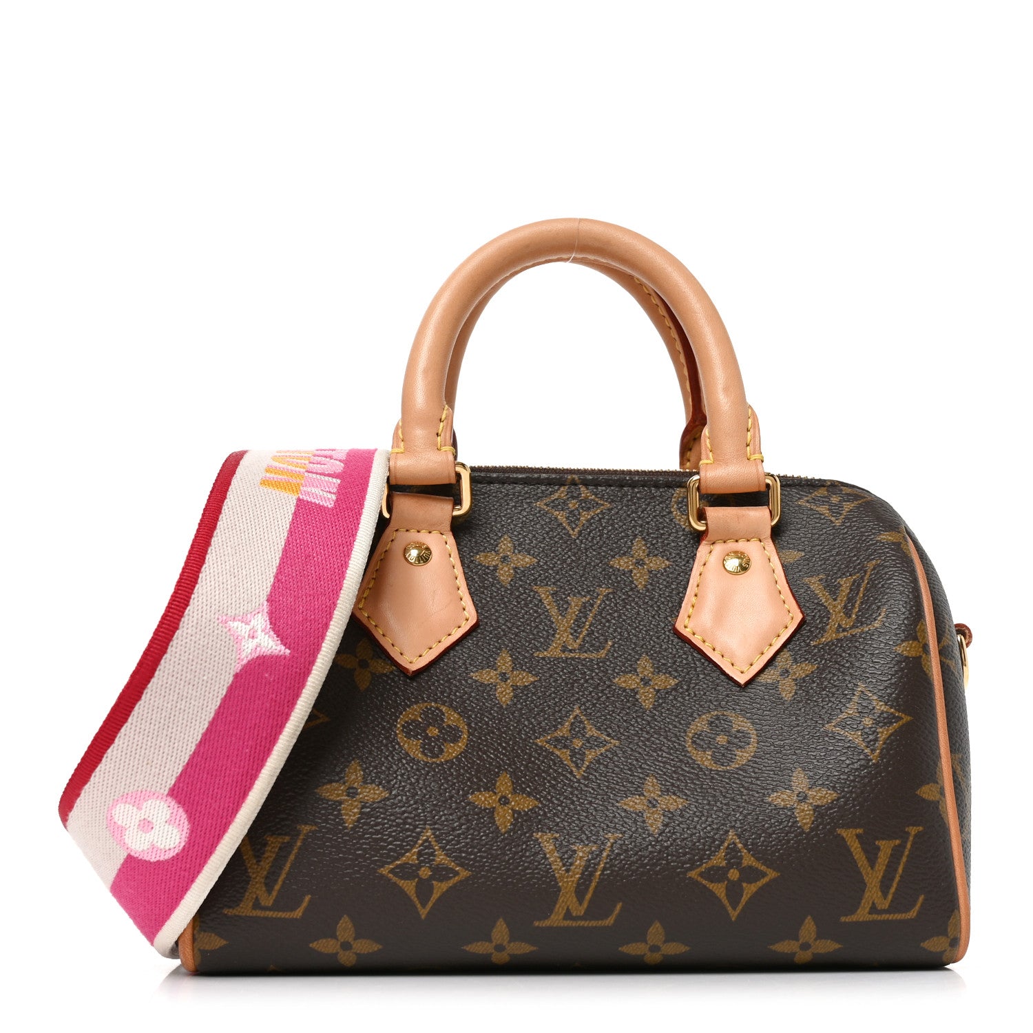 Louis Vuitton Monogram Speedy Bandouliere 20 Fuchsia 1 of 9
