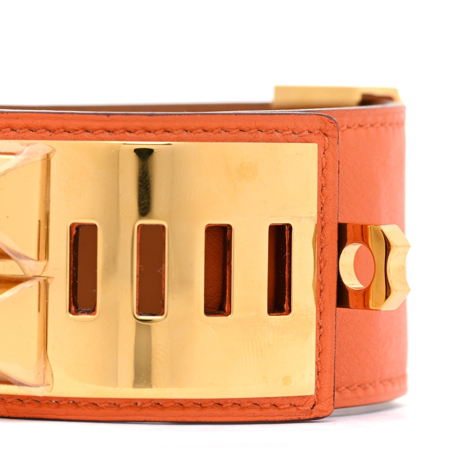 Epsom Collier de Chien CDC Bracelet S Orange