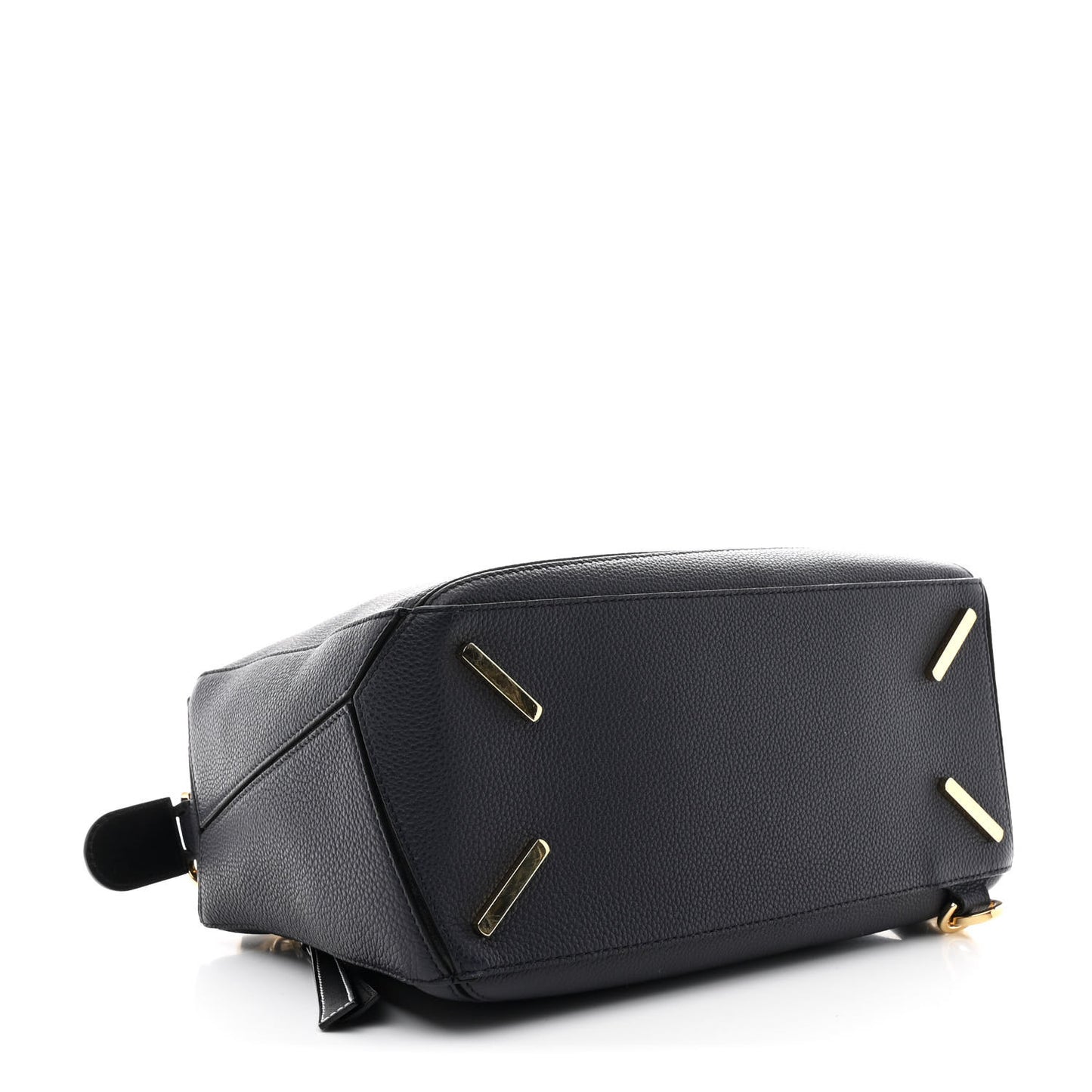 Calfskin Medium Puzzle Bag Midnight Blue Black