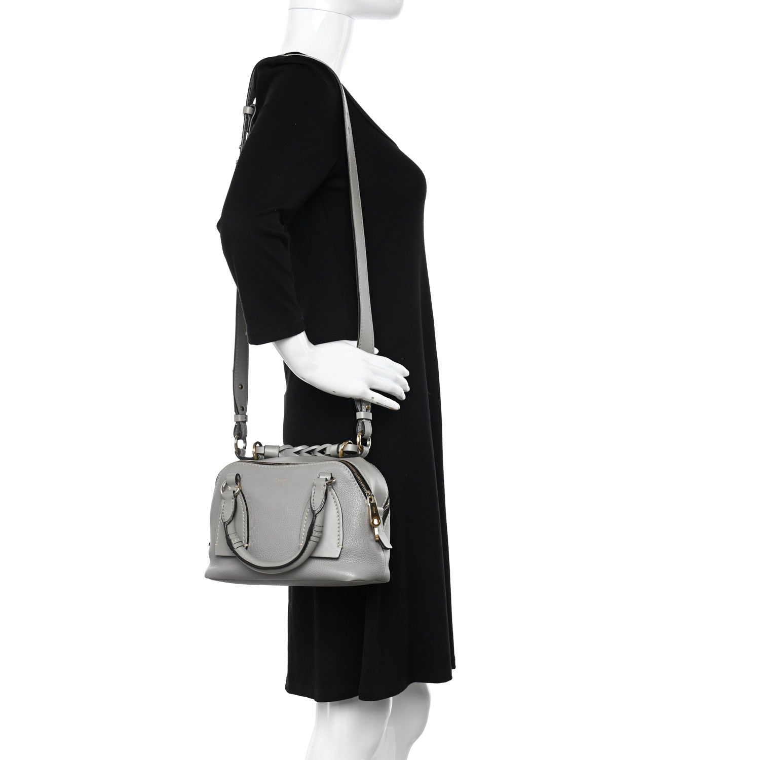 Chloe Calfskin Small Daria Stormy Grey 2 of 12