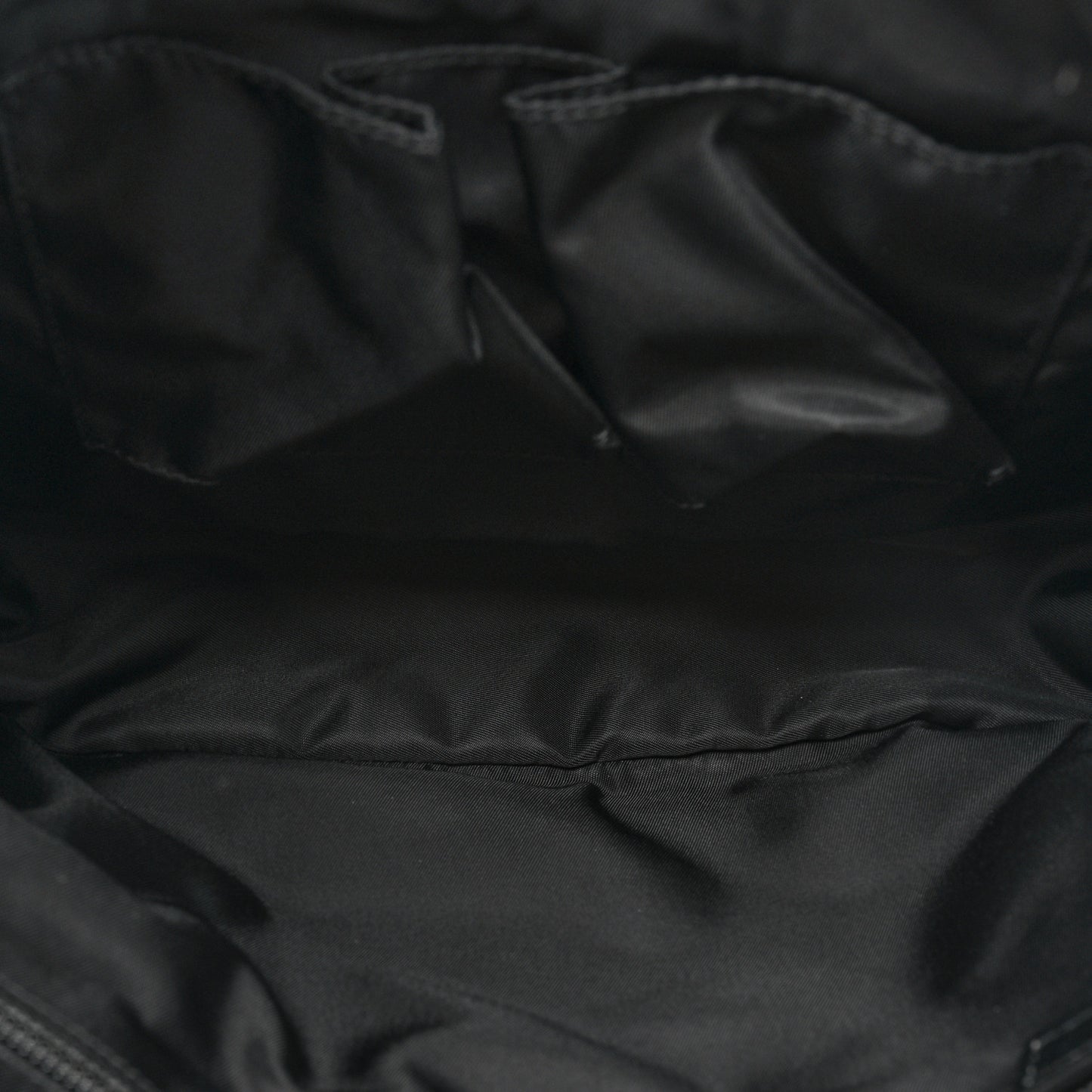 Nylon Monogram Messenger Bag Black