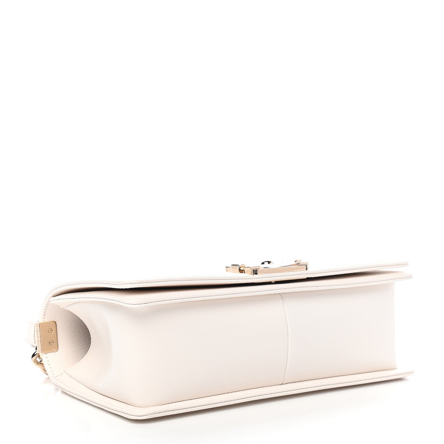 Chanel Caviar Quilted Medium Boy Flap White 4 of 9