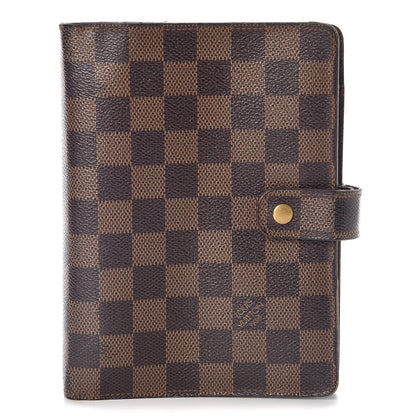 Louis Vuitton Damier Ebene Medium Ring Agenda Cover 1 of 9