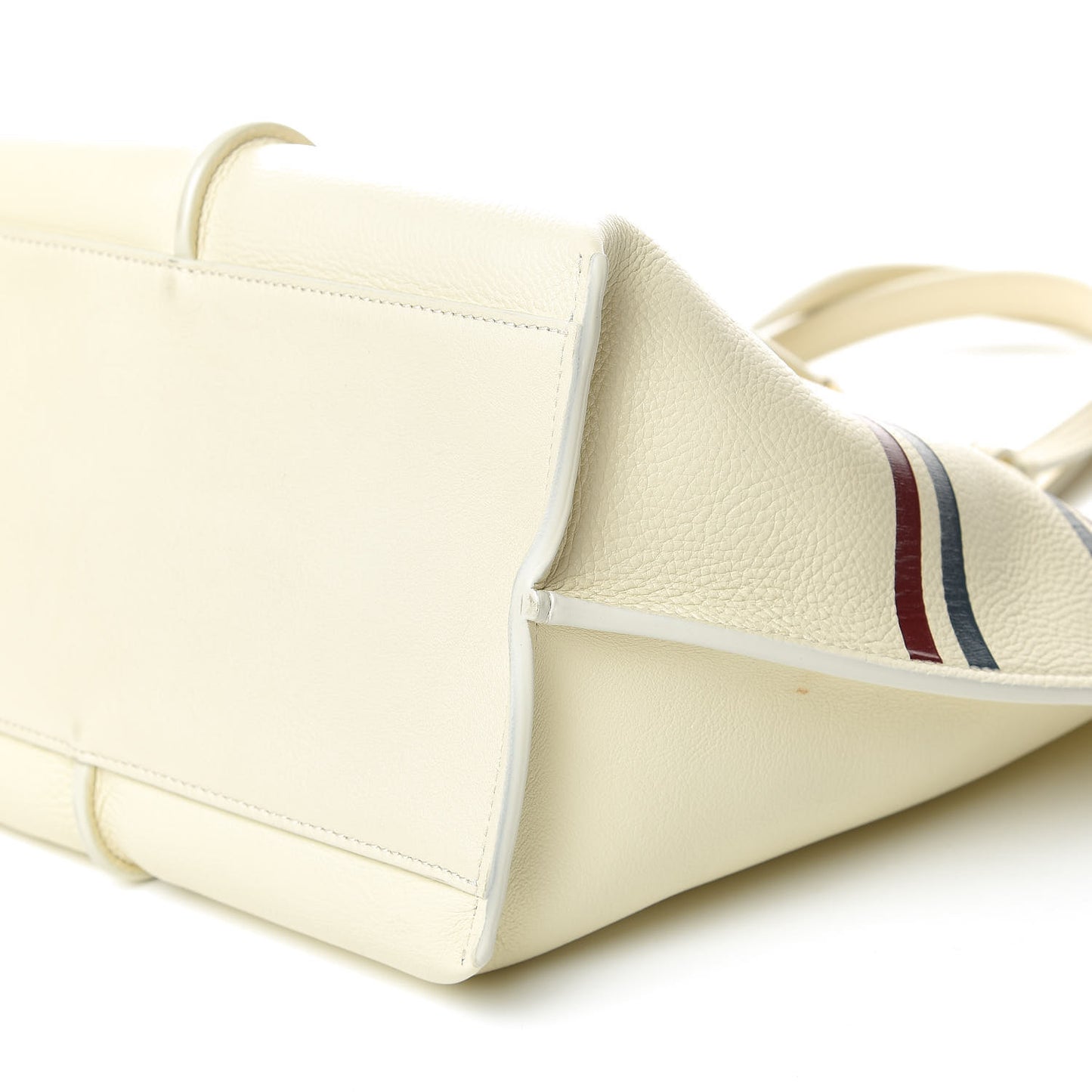 Smooth Calfskin Medium Vick Tote Off White