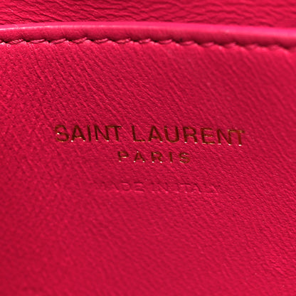 Saint Laurent Satin Le 5 A 7 Mini Hobo Guava Pink 6 of 13