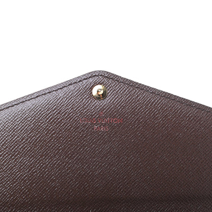 Louis Vuitton Damier Ebene Sarah Wallet NM 6 of 9
