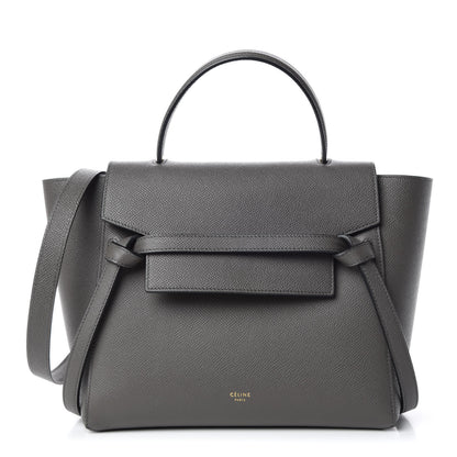 Celine Baby Grained Calfskin Micro Belt Bag Grey 1 of 14