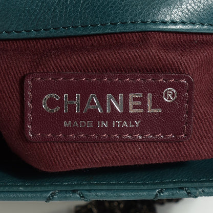 Chanel Calfskin Small Coco Sporran Tassel Flap Dark Green 7 of 9
