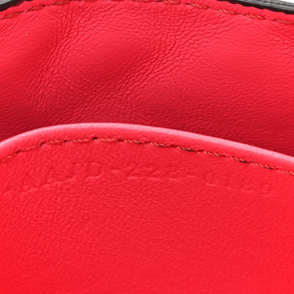 Fendi Nappa Matisse FF Embossed Nano Baguette Charm Lampone 8 of 15