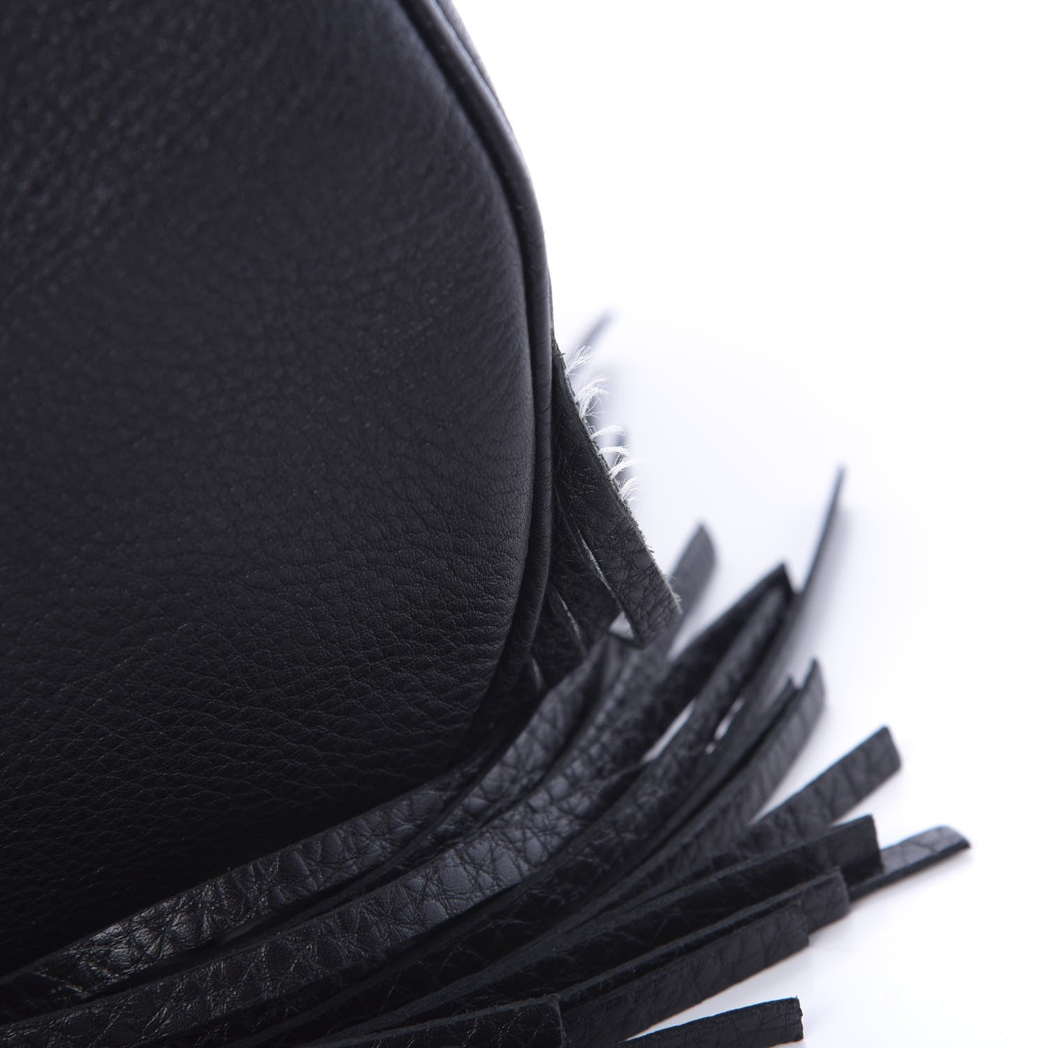 Gucci Calfskin Large New Jackie Nouveau Fringe Hobo Black 8 of 11