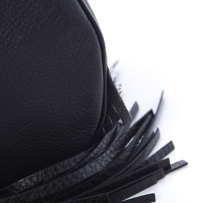 Gucci Calfskin Large New Jackie Nouveau Fringe Hobo Black 8 of 11