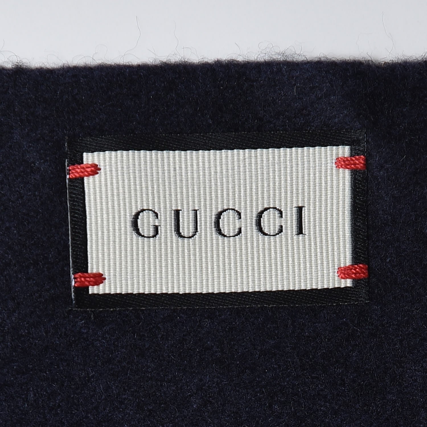 Gucci Silk Cashmere Sequins Lovesh Scarf Midnight Blue 5 of 6
