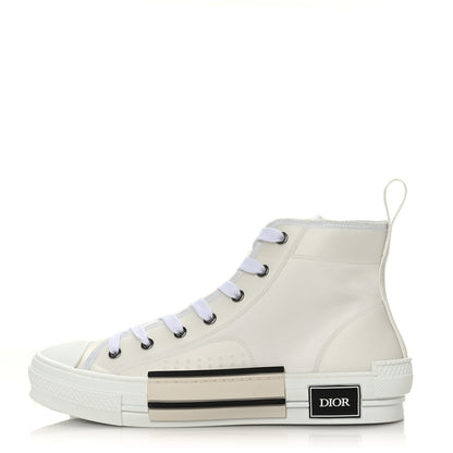 Christian Dior Canvas Mens B23 High Top Sneakers 41.5 White 1 of 6
