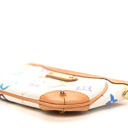 Louis Vuitton Monogram Multicolor Pochette Milla MM White 8 of 9
