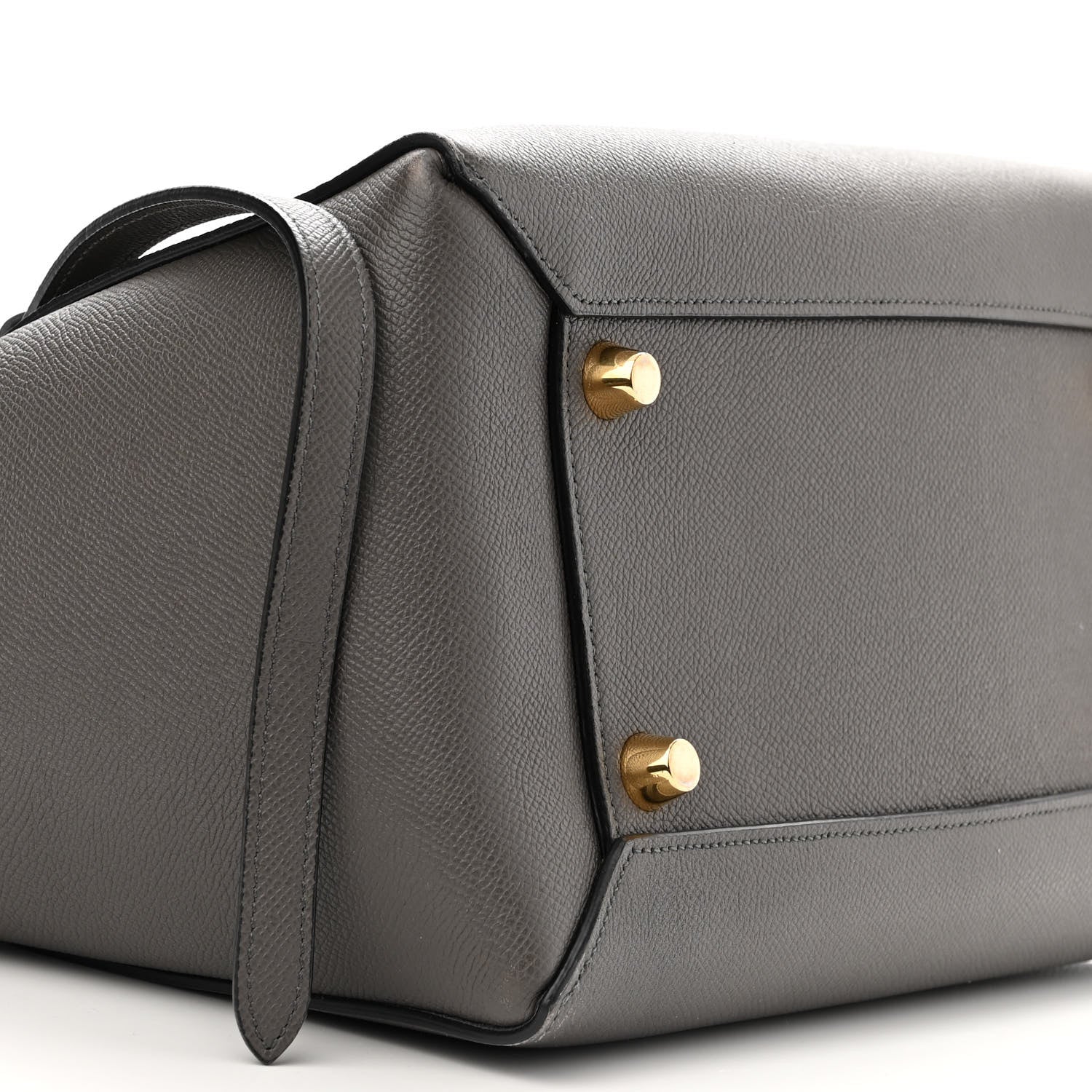 Celine Grained Calfskin Mini Belt Bag Grey 9 of 12