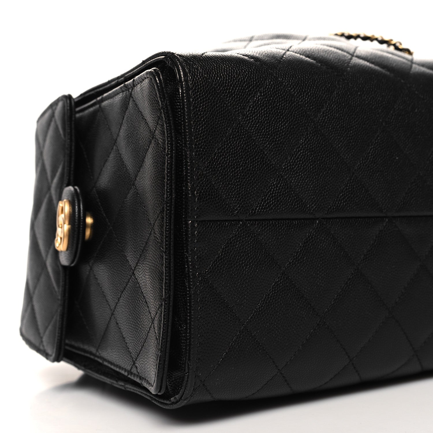 Chanel Caviar Quilted Medium Chanel 25 Handbag Black 10 of 11