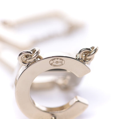 Chanel Metal Cha-Nel Logo Drop Earrings Gold 4 of 5