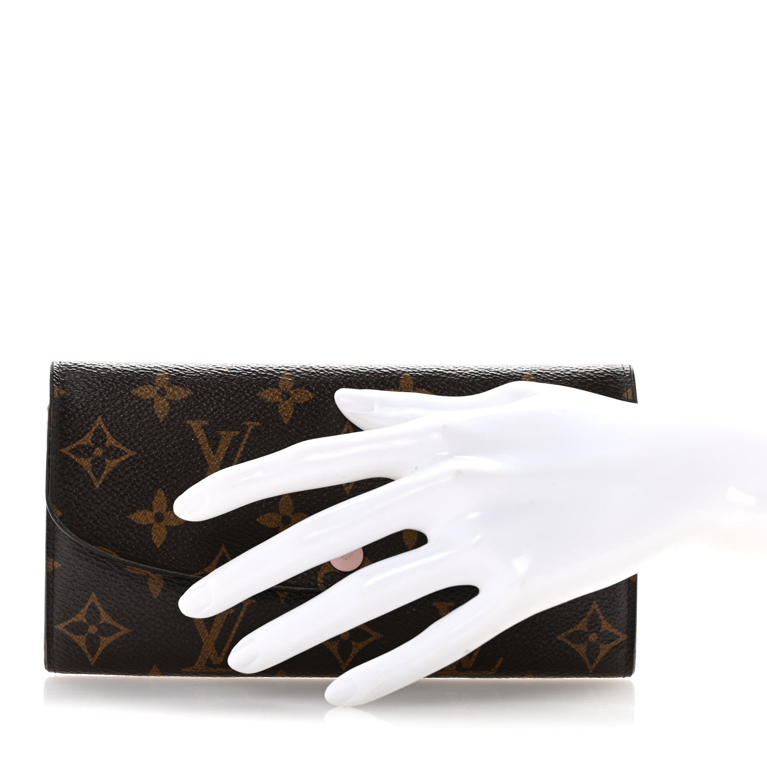 Louis Vuitton Monogram Emilie Wallet Rose Ballerine 2 of 10