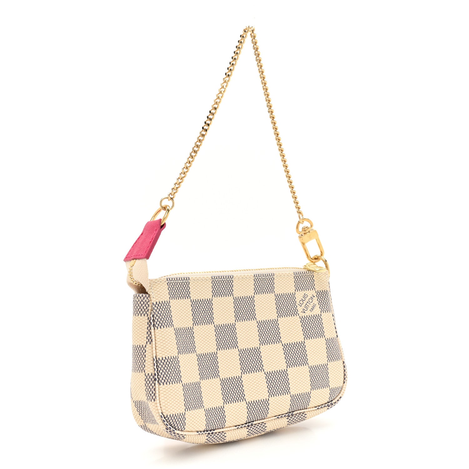 Louis Vuitton Damier Azur 2015 Christmas Animation Mini Pochette Accessories 3 of 8