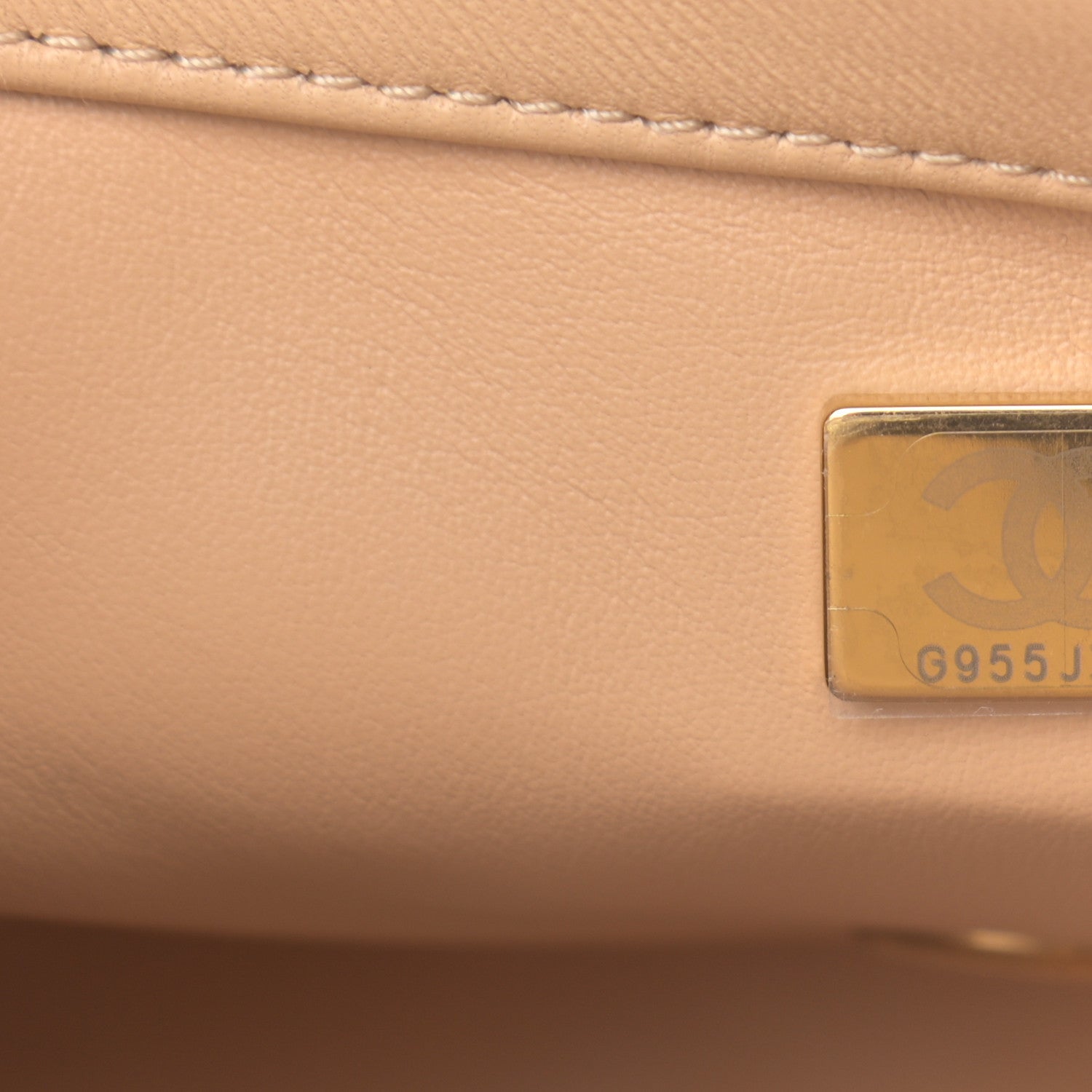 Chanel Lambskin Quilted Mini Pearl Crush Flap Beige 7 of 12