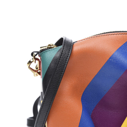 Loewe Calfskin Mini Striped Elephant Crossbody Bag Multicolor 13 of 14