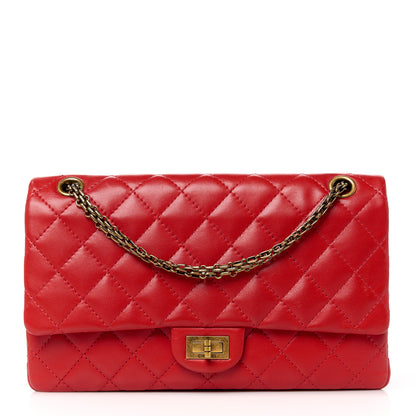 Chanel Lambskin Quilted 2.55 Reissue 226 Flap Red 1 of 10
